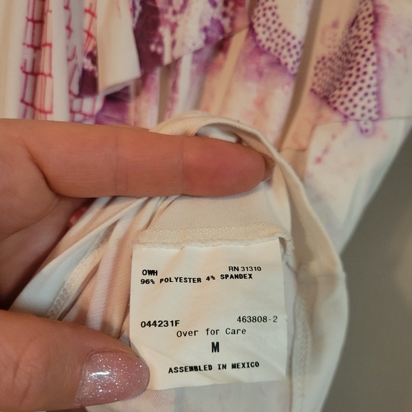 Women's Multicolor Ruffle Top - Picture 3 of 4